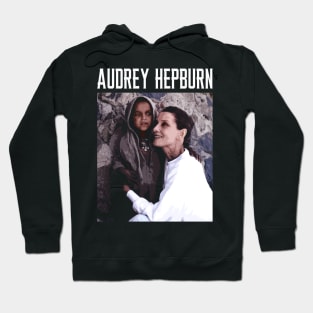 Audrey's Graceful Charisma The Audrey Hepburn Tribute Tee Hoodie